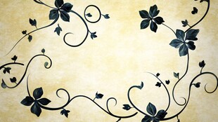 复古藤蔓花纹背景图