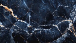 深邃蓝金大理石纹理