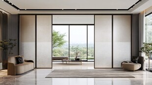 现代简约风宽敞客厅空间