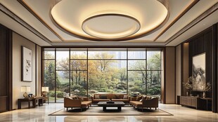 豪华中式客厅尽显高雅格调