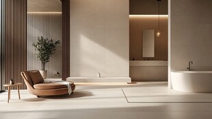 现代简约风舒适卫浴空间