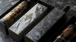 精美酒瓶礼盒展示