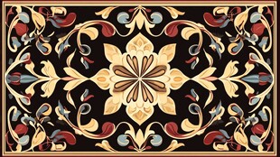 古典花纹精美装饰图案