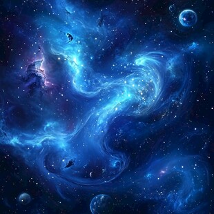 梦幻深邃的浩瀚宇宙景象