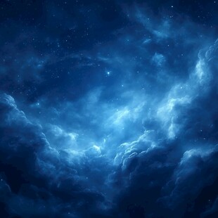 梦幻夜空 浩瀚星辰云海
