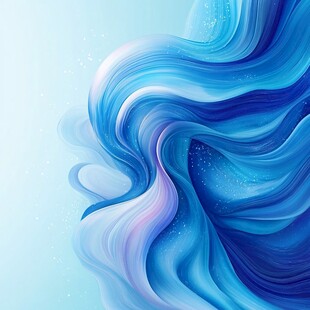 梦幻蓝紫色流体艺术背景