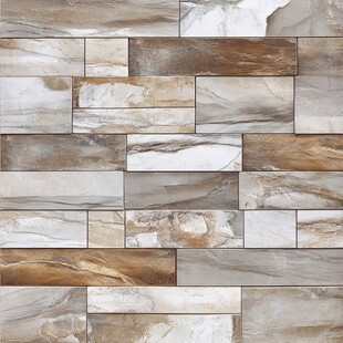 仿石纹瓷砖墙面纹理展示