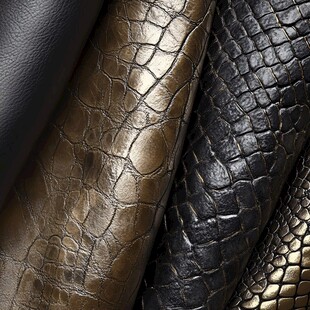 多样纹理皮革材质特写