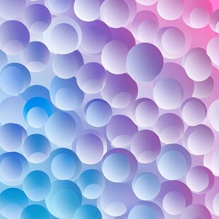 梦幻渐变气泡背景图案