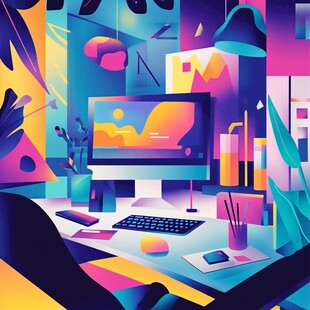 创意多彩的现代办公空间