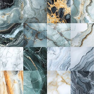 多样大理石纹理精美拼图