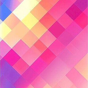 多彩几何拼接炫彩背景图