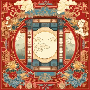 中式古典国风传统装饰画