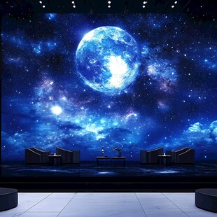 梦幻星空主题室内场景