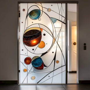 艺术玻璃推拉门设计灵感