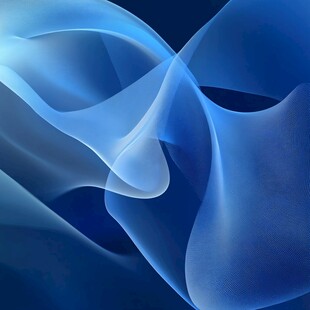 蓝色动感抽象曲线背景图