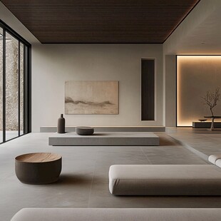 现代简约风禅意室内空间