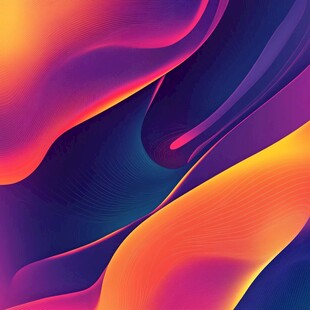 炫彩流动渐变抽象背景图