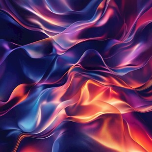 梦幻流动炫彩抽象背景图