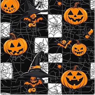 万圣节主题图案装饰元素