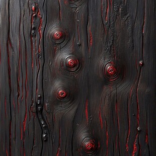 暗黑风滴血纹理木板