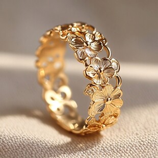 繁花金戒 尽显优雅精致
