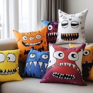 可爱怪兽风抱枕大集合