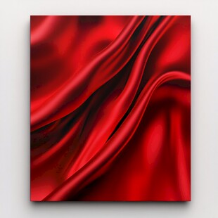 红色丝绸纹理背景图案