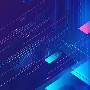 科技感炫酷线条几何背景图