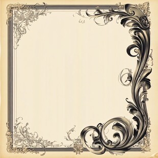 复古装饰边框设计图