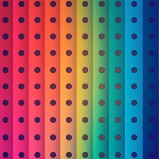 彩虹条纹波点背景图案