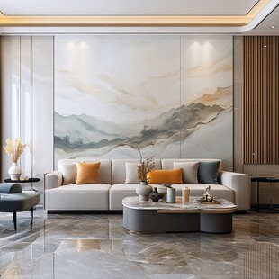 现代中式风优雅客厅空间