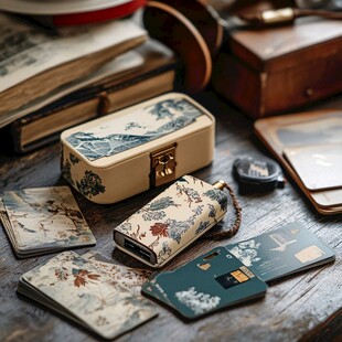 中式风复古精美文具用品