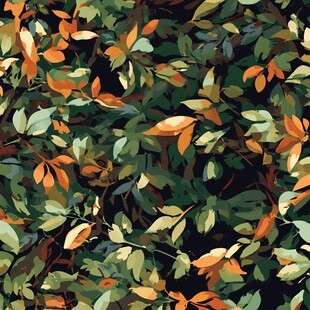 树叶图案背景 自然风纹理