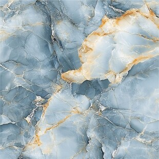 蓝金大理石纹理精美图案