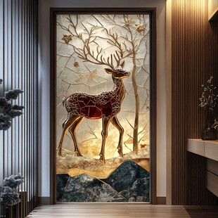 鹿影玄关装饰画 精致美观