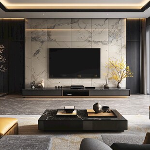 现代简约风大气客厅设计