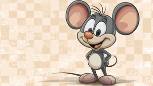 可爱卡通老鼠形象