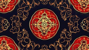 中式古典花纹无缝图案