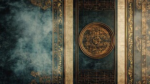 中式古典奢华背景纹理