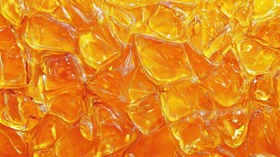琥珀色晶莹碎块纹理图