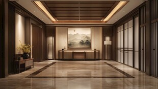 中式奢华大厅室内设计图