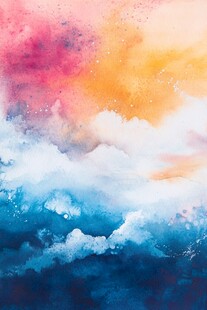 梦幻绚丽天空云彩图景