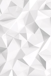 白色立体多边形几何背景