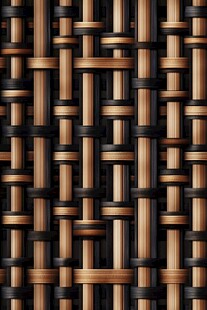 棕黑交织编织纹理图案
