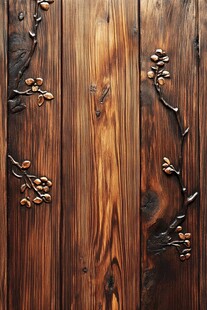 雕花实木门 古朴中式韵味