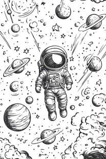 宇航员在星际间的奇妙旅程