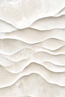 米白色波浪纹理墙面装饰