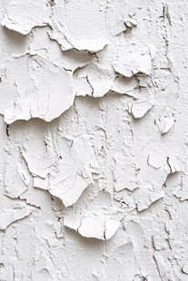 剥落的白墙纹理特写