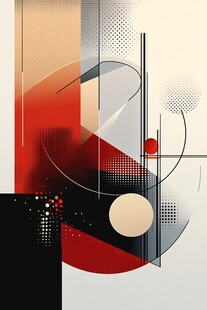 几何抽象艺术图案设计
